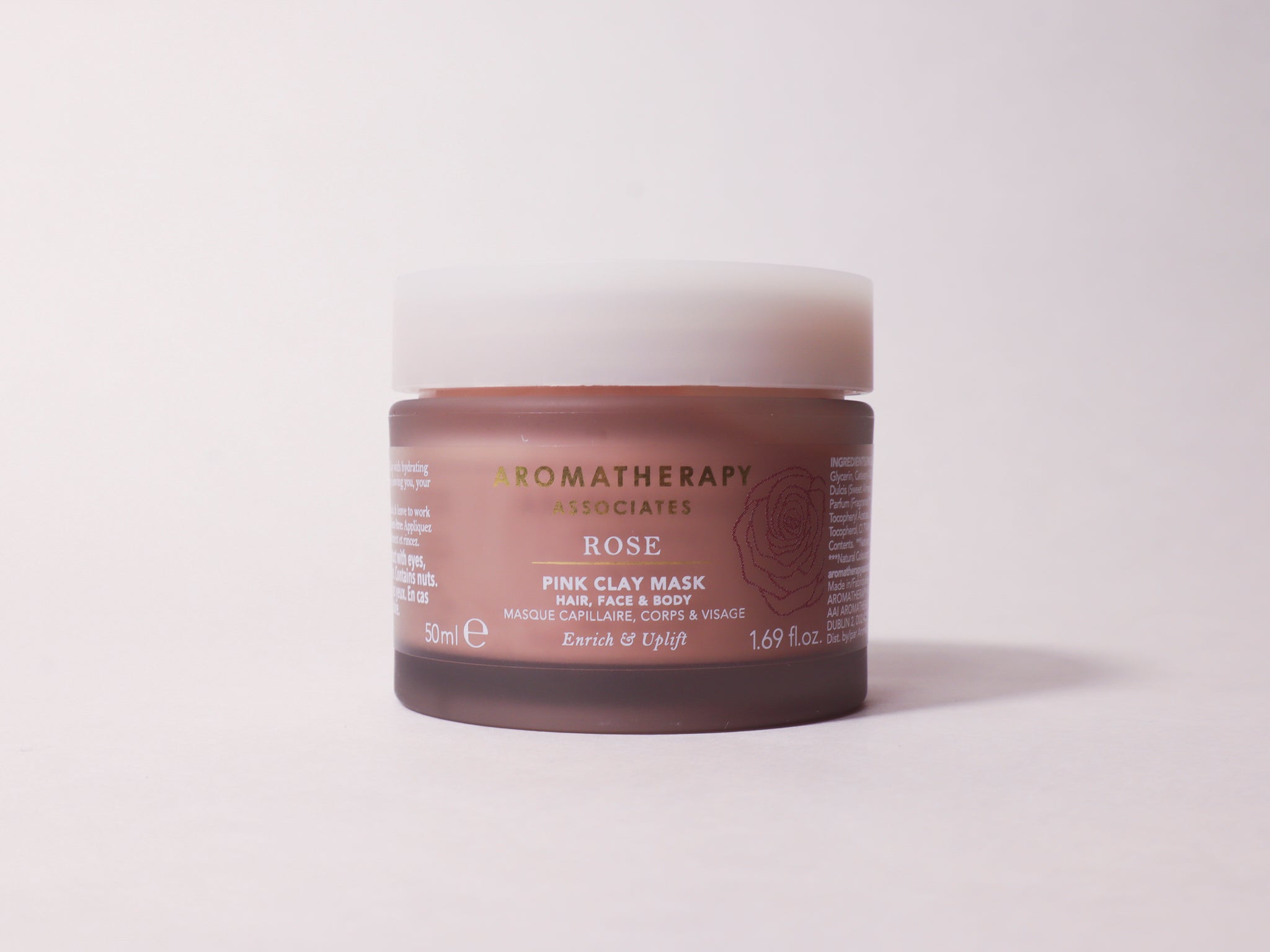 Rose Pink Clay Mask - Hair, Face & Body